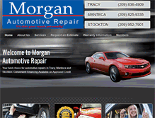 Tablet Screenshot of morganautorepair.com